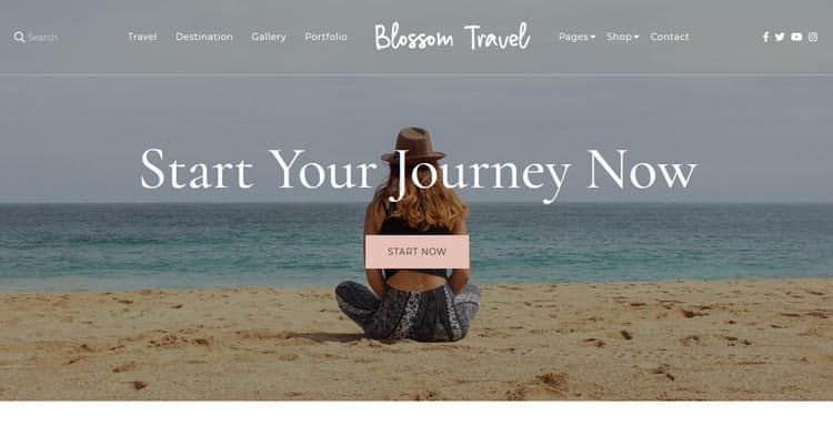 Download Blossom Travel Pro - Lifestyle/Travel Blogging WordPress Theme