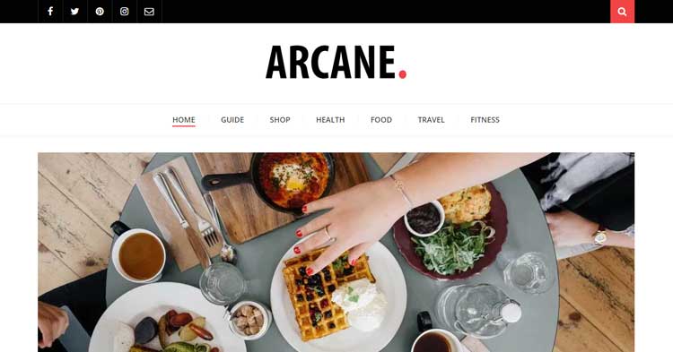 Arcane Blog Magazine Theme
