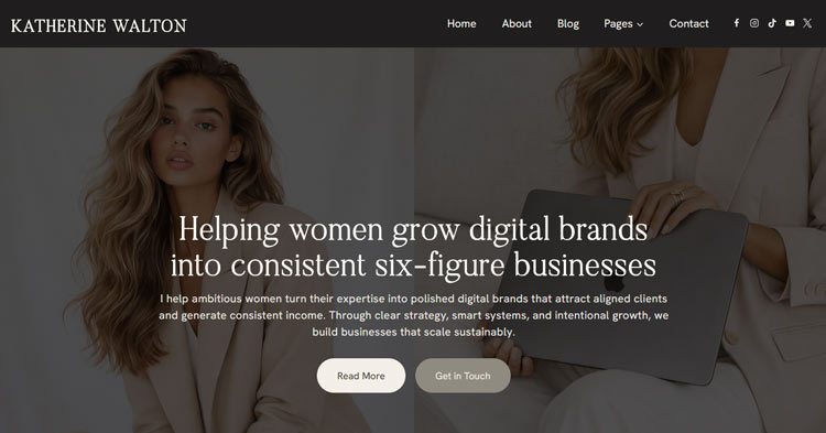Download Katherine Kadence Child WordPress Theme Now!