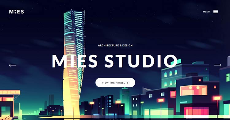 Mies Architecture WordPress Theme
